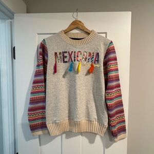 Raíces mexicana size medium women’s sweater sweatshirt NWOT